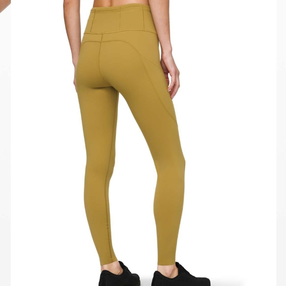Lululemon Fast and Free High-Rise Tight 28" *Non-Reflective Suede in Gra…